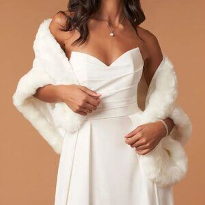 Azazie Charming Faux Fur Wrap